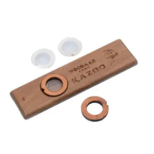 Personalizado de madera Original kazoo con caja profesional jugando kazoo portátil de la guitarra ukelele acompañamiento