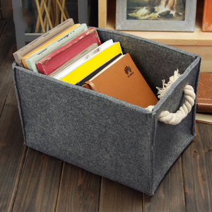 Stile caldo Casalinghi Scatola di Immagazzinaggio Pieghevole di <span class=keywords><strong>Feltro</strong></span> <span class=keywords><strong>Cestino</strong></span> di Immagazzinaggio - Product Image 4