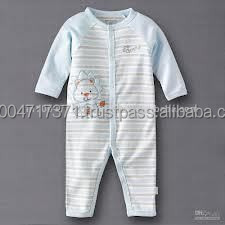 Barboteuse en coton biologique pour bébés, barboteuse en tricot, 100% biologique - Product Image 1