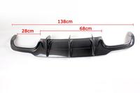 Lame de pare-choc arrière en Fiber de carbone, accessoire de voiture, Mercedes Benz W204 C63 AMG C300 2012 — 2015, W204