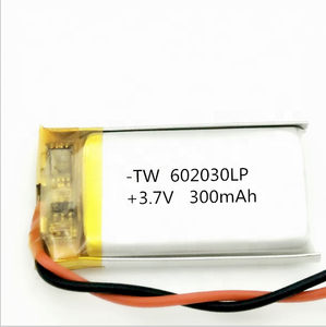 Плоские квадратные миниатюрные литий-полимерные ионные аккумуляторные батареи 602030 300 мАч 3,7 в для гарнитуры с kc - Product Image 3
