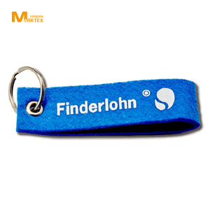 Fabric Felt keychain with printing customized logo - Product Image 1