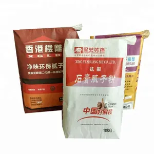 50 kg Portland-Zementbeutel Preis China Druck Kraftpapier-Ventilbeutel Standardlieferung goldener Lieferant 25 kg Kraftpapiertüte