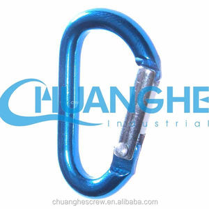 ตะขอคาราบิเนอร์แบบสะท้อนแสงทำจากโลหะผสมสังกะสีพร้อมพวงกุญแจ - Product Image 6