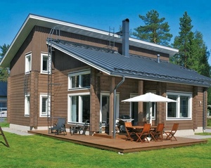 China supplier Norwegian stylye 3 dormitories material log prefab housing for selling - Product Image 2