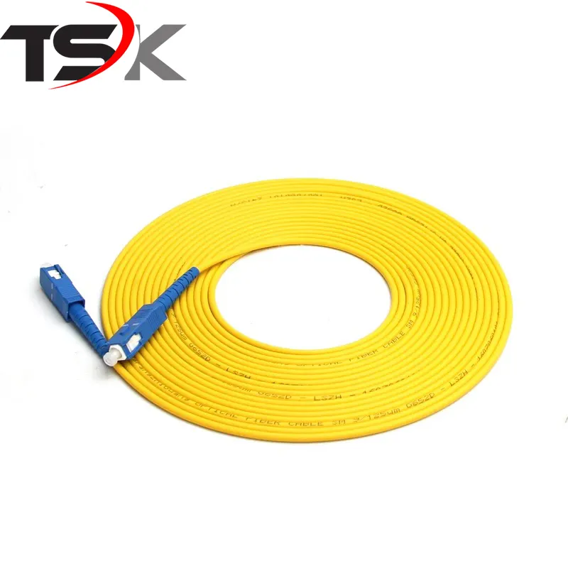 single mode 9/125 SC UPC SC UPC 3M PVC LSZH fiber optic fiber patch cord