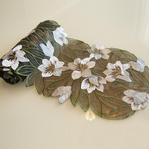 Jacquard <span class=keywords><strong>arpillera</strong></span> Damasco decorativo restaurante camino de mesa mantel - Product Image 2
