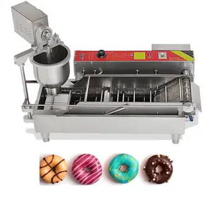 Direkt ab Werk Automatische elektrische Donut herstellung Maschine/Maschine zur kostenlosen Herstellung von Donut mit 3 Formen