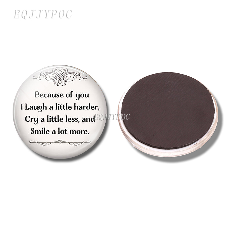 Вдохновляющая цитата, магнит на холодильник с буквами, наклейка на холодильник 30 мм, магниты на холодильник, стеклянная креативная Наклейка на стену, украшение для дома