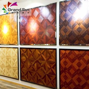 Suelo <span class=keywords><strong>Laminado</strong></span> de Parqué Rojo <span class=keywords><strong>AC4</strong></span> de 12 mm Canadiense, <span class=keywords><strong>Precio</strong></span> Económico para Sala de Estar - Product Image 6