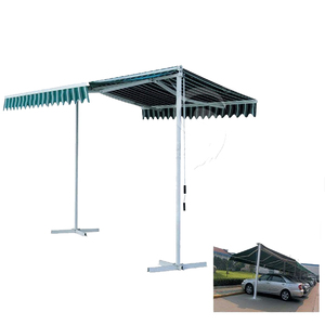 Toldo de doble cara para estacionamiento de coche, portátil, de aluminio, resistente al agua, precio barato - Product Image 1