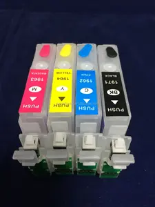 Refillable cartridge for epson xp211 with new chip