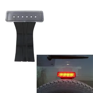 OVOVS accesorios para auto 12v 6wハイマウントLEDブレーキライトテールライトジープラングラーバック警告灯用