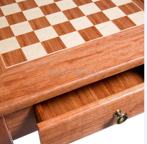 Tavolo da <span class=keywords><strong>Scacchi</strong></span> <span class=keywords><strong>3</strong></span> <span class=keywords><strong>in</strong></span> 1 con Backgammon e Dama <span class=keywords><strong>in</strong></span> Legno Intarsiato - Product Image 4