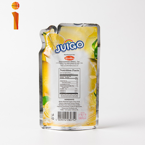 ถุงน้ำผลไม้พิมพ์ลายราคาถูกพร้อมหลอดและถุงอลูมิเนียมแบบตั้งได้ - Product Image 2