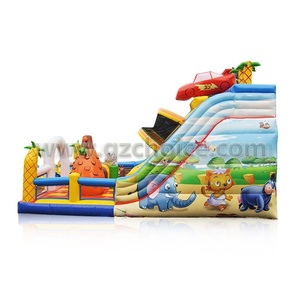 Phổ biến trượt Bounce nhà Inflatable với Blower thương mại Bouncer Jumper trẻ em combo MOONWALK lâu đài Combo với Blower - Product Image 2