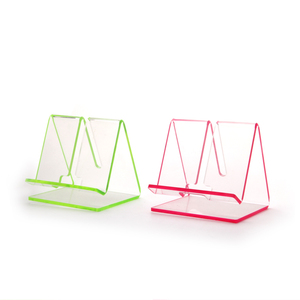 HOMESWEET-soporte acrílico para teléfono móvil, para escritorio o mesita de noche, con adornos de colores - Product Image 1
