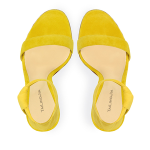 <span class=keywords><strong>Giallo</strong></span> Strappy Tacchi Alti per le Donne Sandali <span class=keywords><strong>Con</strong></span> <span class=keywords><strong>Tacco</strong></span> Alto per le Signore Open Toe <span class=keywords><strong>Tacco</strong></span> A Spillo Sandalo di Estate Della Caviglia Avvolto <span class=keywords><strong>Scarpe</strong></span> Carino 2019 - Product Image 3