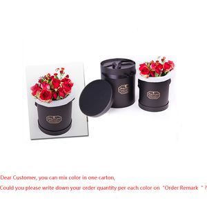 Scatola per Fiori di Lusso Portatile, Nuovo Design Personalizzato di Alta Qualità per Confezioni Regalo, Scatola Rotonda per Imballaggio Fiori - Product Image 3