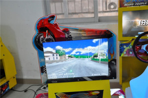 Schermo 22LCD simulatore moto macchina TT per i bambini da corsa macchina del gioco macchina del gioco per giocare gioco <span class=keywords><strong>di</strong></span> <span class=keywords><strong>corse</strong></span> automobilistiche - Product Image 3