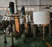 Usine vendre savon liquide faisant la machine, mélangeur de détergent liquide, prix du réservoir de mélange