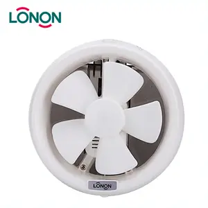 Ventilateur d'échappement rond en plastique, 5/8 pouces, 220V, 6/8 ", système de Ventilation pour salle de bain, roulement à huile