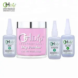 De pegamento de uñas para mojar en polvo sistema Base de Gel/activador/cepillo Saver/Bond venta al por mayor