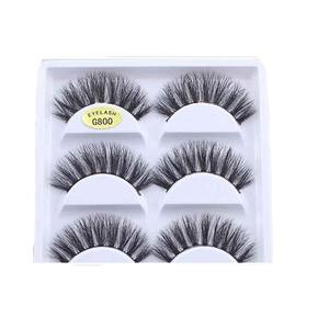 Eshinee-pestañas postizas 3D G800, aspecto natural, largas, 1 paquete - Product Image 2