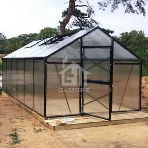 Grange Series Professional Extra Heavy Duty Easy DIY 4 Seasons Aluminium 10ミリメートルポリカーボネートExtendable Hobby Garden Greenhouse