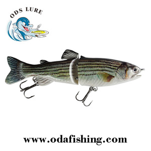 Bebé blanco bajo GLIDE Bait 7 "big bass swimbait - Product Image 1