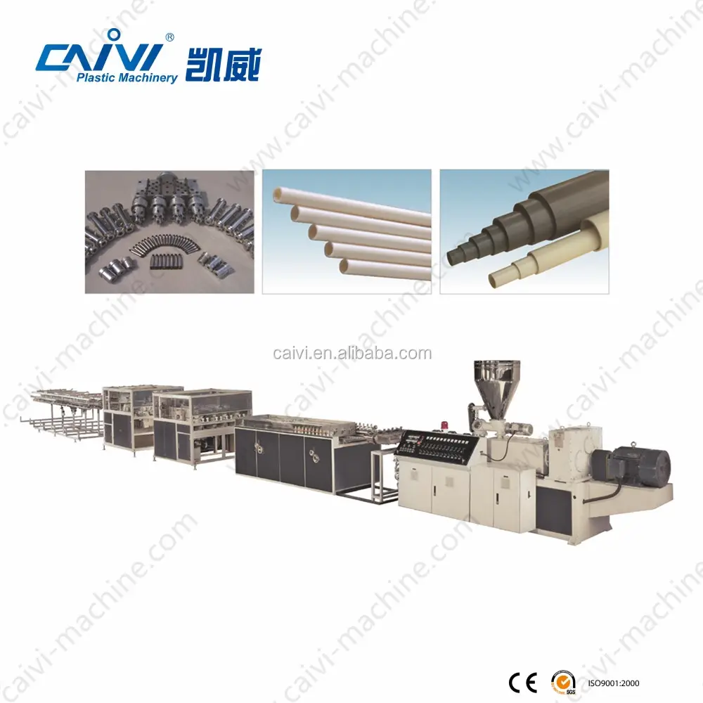 Cheap and Quality Equal PVC/UPVC Four Pipes Production Line