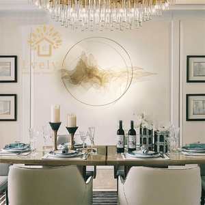 Ristorante hotel progetto nuovo arrivo 3D <span class=keywords><strong>metallo</strong></span> astratta della decorazione della <span class=keywords><strong>parete</strong></span> <span class=keywords><strong>scultura</strong></span> - Product Image 5