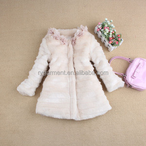 <span class=keywords><strong>L</strong></span>'arrivée de nouveaux manteau en fausse fourrure enfants filles manteaux d'hiver 2015 - Product Image 4