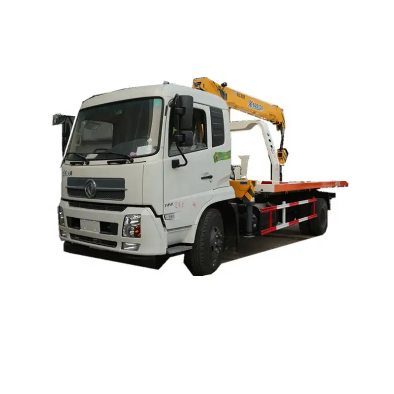 Dongfeng 4*2 새로운 모바일 트럭 자동차 10 톤 hiab 크레인 가격