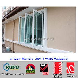 Clásico europeo ventana de upvc doble cara dotado de excelentes propiedades de aislamiento - Product Image 2