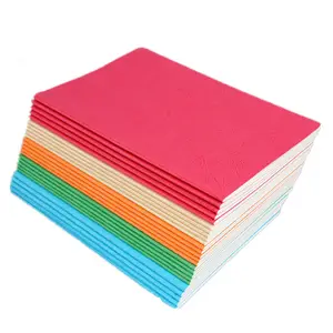 Cheap Price A5 Coloring Art Paper Plain Cover Saddle Stitched Notebooks For Promotion