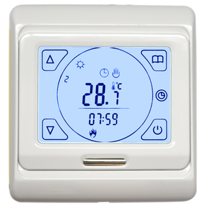 Hebdomadaire numérique <span class=keywords><strong>programmable</strong></span> chauffage par le sol <span class=keywords><strong>thermostat</strong></span> <span class=keywords><strong>d</strong></span>'<span class=keywords><strong>ambiance</strong></span> pour le chauffage câble - Product Image 1