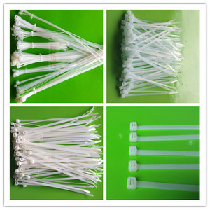 Ul fabricante azul- de color de auto- bloqueo de cable de nylon empate de la máquina - Product Image 4