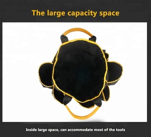 Tùy chỉnh thợ mộc làm vườn thợ sửa ống nước đa chức năng Organizer Kit mở Top thợ điện Công cụ Túi - Product Image 4