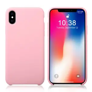 Novo produto caixa do silicone do telefone móvel caso de borracha de silicone líquido para o iphone X/8plus /iphone 6/7/8 caso