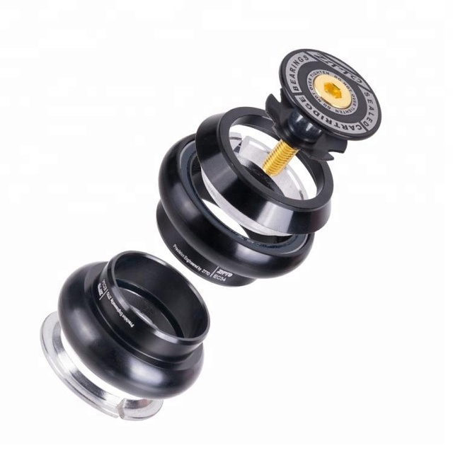 ZTTO 3434S MTB Bike Road Bicycle Headset 34mm EC34 CNC 1 1/8 28.6 Straight Tube Fork Internal 34 Conventional Threadless Headset