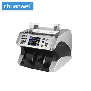 AL-185 Portable Multi Currency Counting Machine Banknote Counter Value Money Bill Counter For CAD IQD IDR EUR