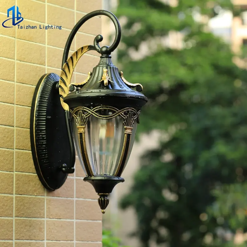 Lanterne led imperméable à monter au mur, en aluminium, style Antique, luminaire d'extérieur, idéal pour un jardin