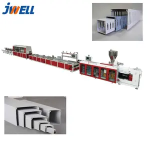 Pvc Elektrische Kabel Draad Door Trunking Profiel Plastic Productie Extruder Machine