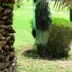 80x100 cm màu xanh lá cây mono filament HDPE ngày cây ngày cọ lưới túi lưới cho ngày bìa với màu đen dải rút - Product Image 4