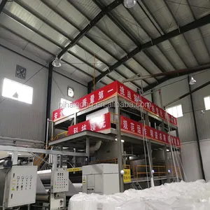 1600mm PP Spunbond Faser Produktion Linie Vlies Maschinen Für Einkaufstasche