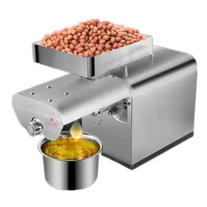 Casa de mini de la prensa de aceite de oliva máquina de extracción de aceite de semilla de girasol de soja torta de precio de la máquina