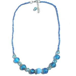 Collier de perles de verre pour cadeaux et fêtes - Product Image 1