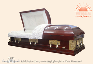 TD--A04 álamo macizo y adultos aplicación funeral ataúd y ataúd - Product Image 1