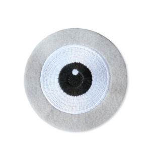 Borduurwerk Eye Patches <span class=keywords><strong>Polyester</strong></span> Stof <span class=keywords><strong>Patch</strong></span> Snelle Levering Borduren Letters Met Ijzer-Op Backing Oem Service - Product Image 1